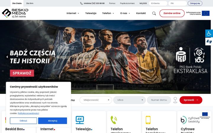 Screenshot of beskidmedia.pl