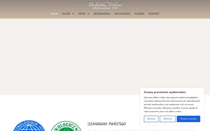 Captura de pantalla de beskidzkadolina.pl