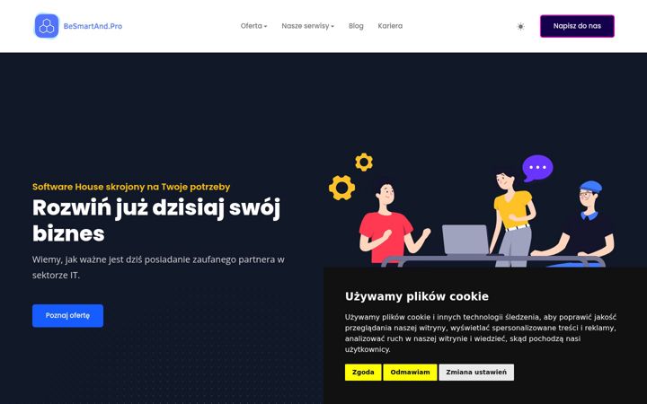 Screenshot of besmartand.pro