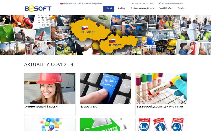 Screenshot of besoft.cz