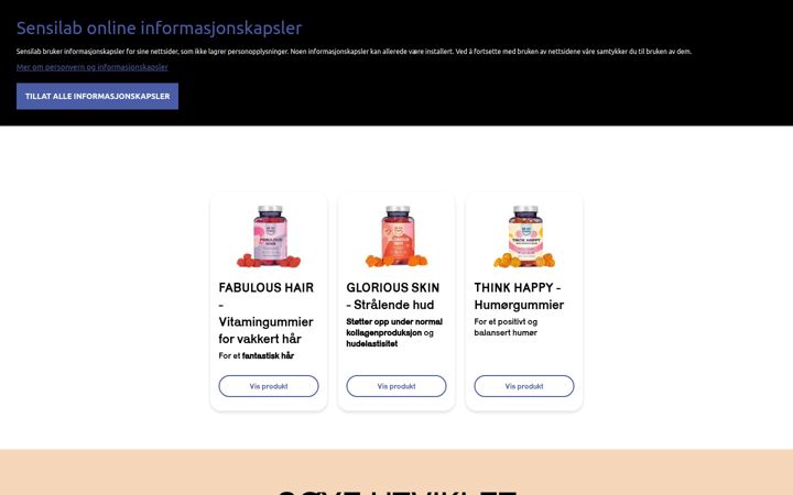 Screenshot di besohappy.no