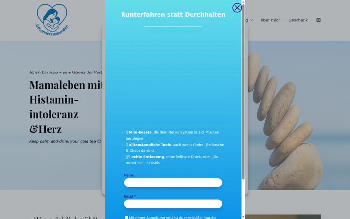 Screenshot of besondersverbunden.de