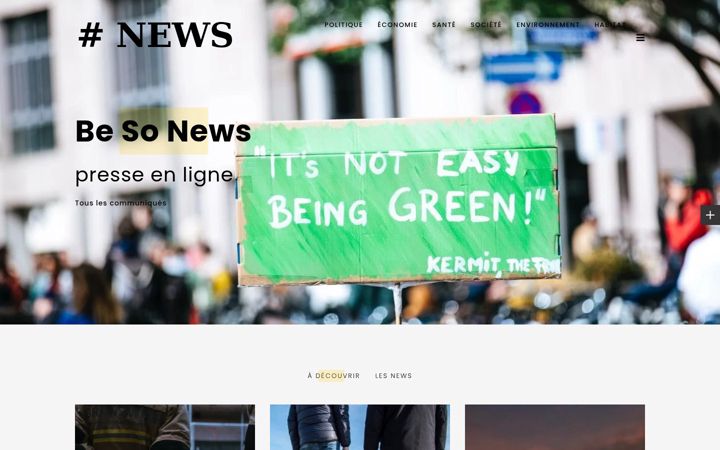 Screenshot of besonews.com