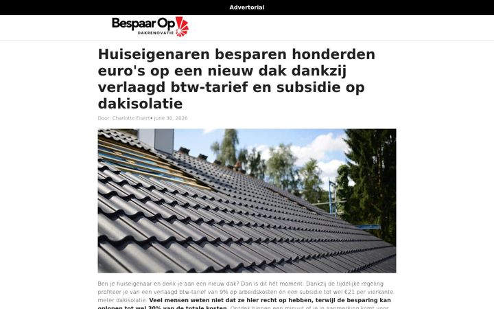 Screenshot of bespaaropdakrenovatie.com