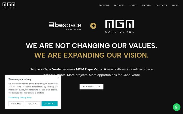 Screenshot of bespacecapeverde.com