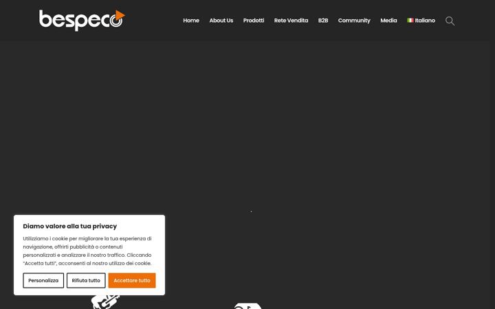 Screenshot of bespeco.it