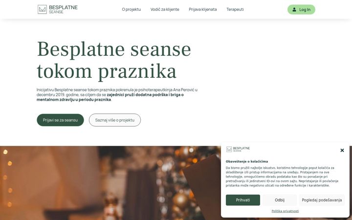Screenshot of besplatneseanse.com