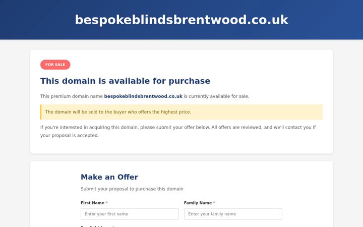 Képernyőkép: bespokeblindsbrentwood.co.uk