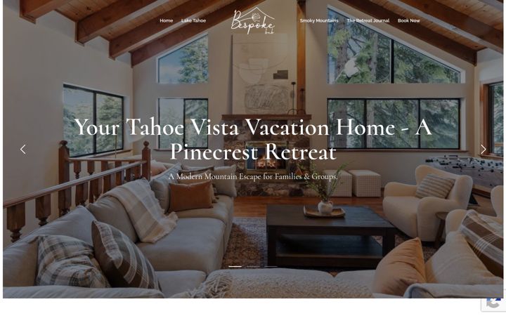 Screenshot of bespokebnb.com