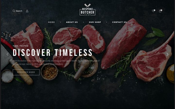 Zrzut ekranu bespokebutchershop.co.uk