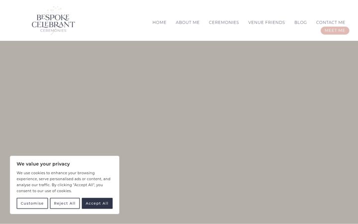 Screenshot of bespokecelebrantceremonies.co.uk