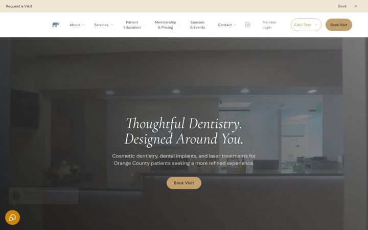 Captura de pantalla de bespokedentalstudios.com