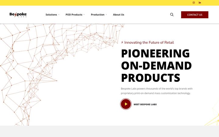 Snímek obrazovky bespokelabs.co