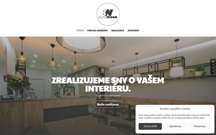 Screenshot of bespowood.cz