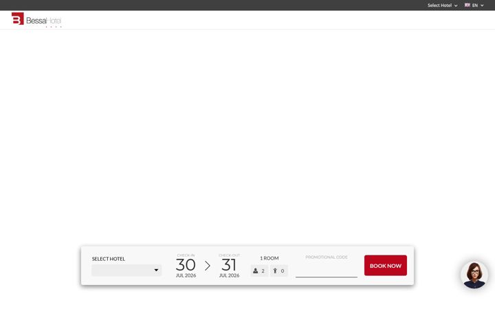 Screenshot of bessahotel.com