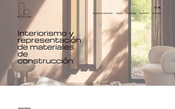 Screenshot of bessaliscreatio.com