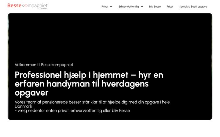Screenshot of bessekompagniet.dk