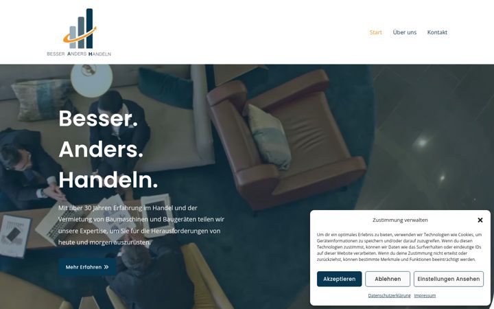 Screenshot of besser-anders-handeln.de