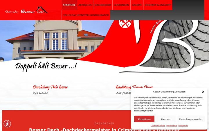 Screenshot of besser-dach.de