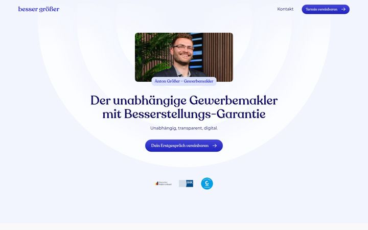 Screenshot of besser-groesser.de