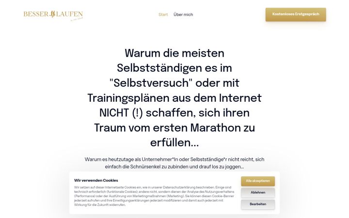 Screenshot of besser-laufen.com