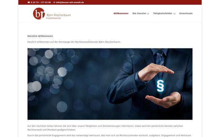 Screenshot of besser-mit-anwalt.de
