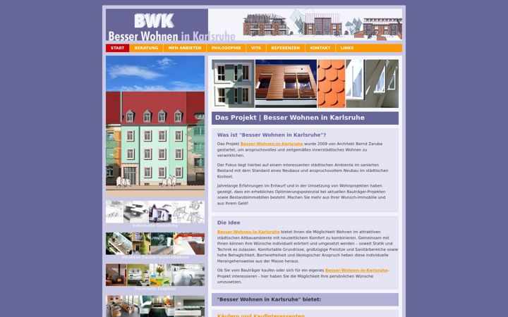 Screenshot of besser-wohnen-in-karlsruhe.de