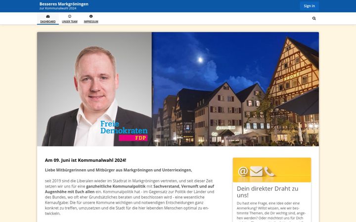 Screenshot of besseres-markgroeningen.de