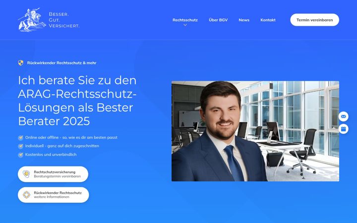Screenshot of bessergutversichert.de