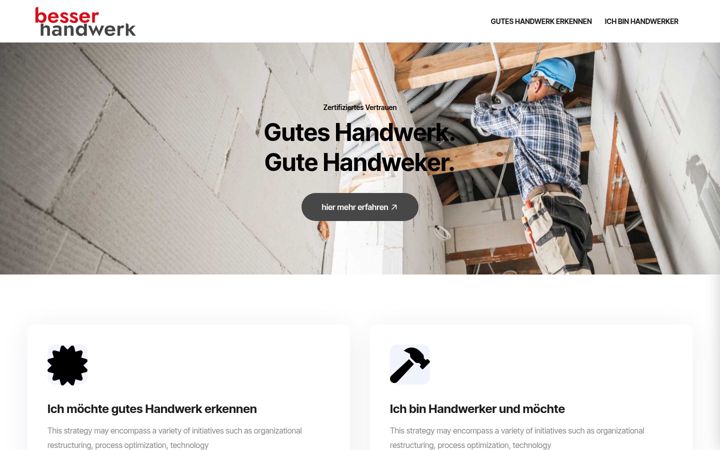 Screenshot of besserhandwerk.de