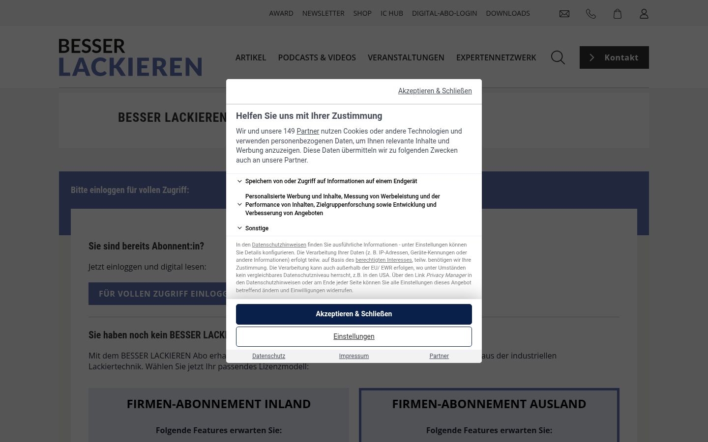Sutikimo reklamjuostės, rodytos prieš bet kokią sąveiką, ekrano kopija