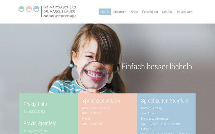 Zrzut ekranu besserlaecheln.de