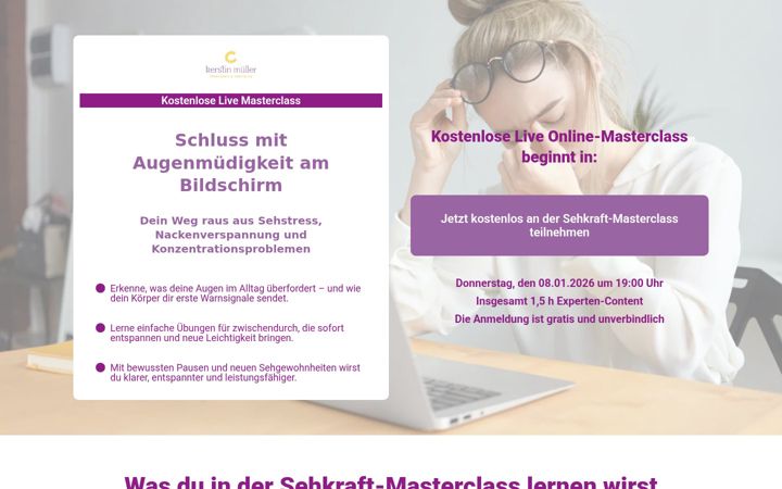 Screenshot of bessersehen-workshop.de