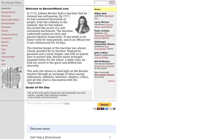 Screenshot of besslerwheel.com