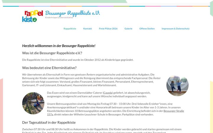 Screenshot of bessunger-rappelkiste.de