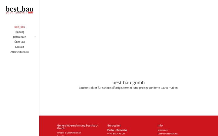 Snimka zaslona za best-bau-gmbh.de