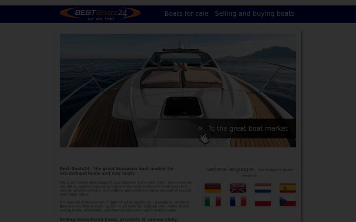 Skærmbillede af best-boats24.net