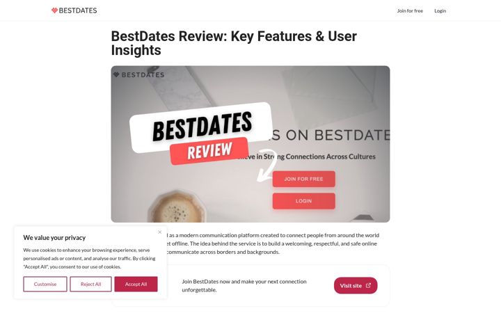 Screenshot von best-dates.com