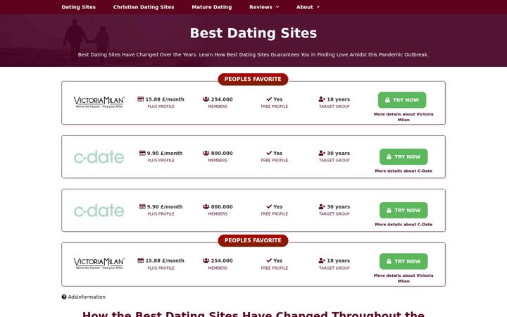 Screenshot of best-dating-sites.co.uk