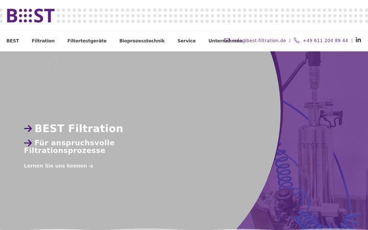 Zrzut ekranu best-filtration.de
