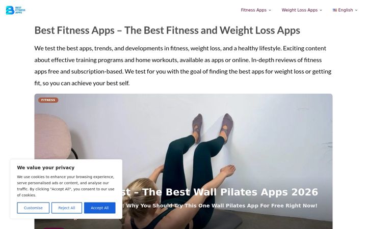 Screenshot of best-fitness-apps.com