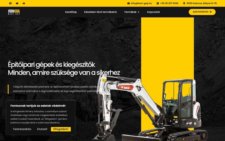 Screenshot του best-gep.hu