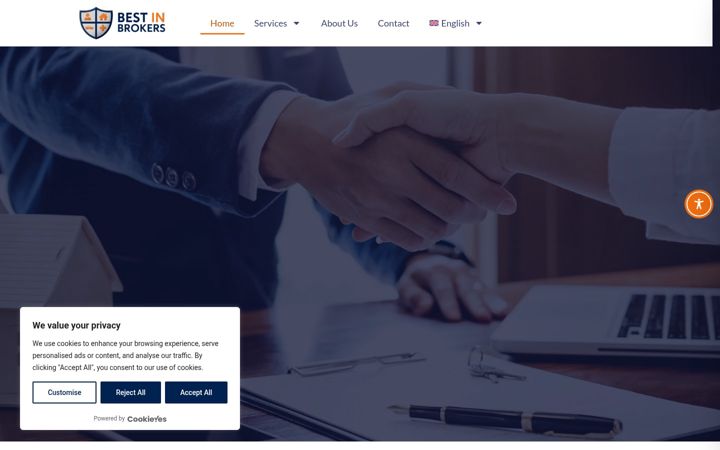 Screenshot of best-in-brokers.com