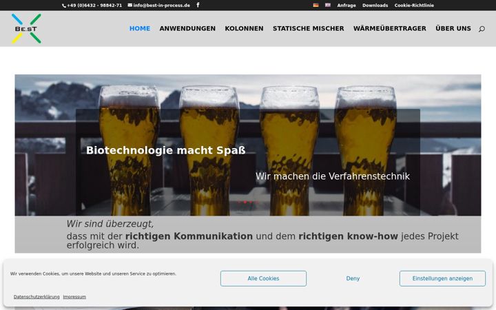 Screenshot van best-in-process.de
