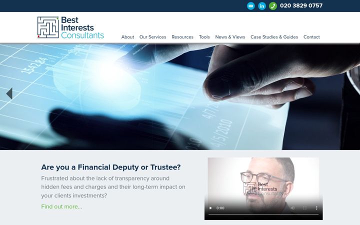 Screenshot of best-interests.co.uk