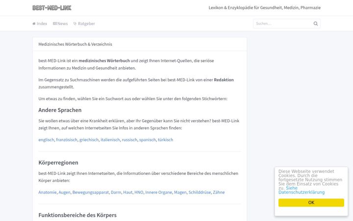 Screenshot of best-med-link.de