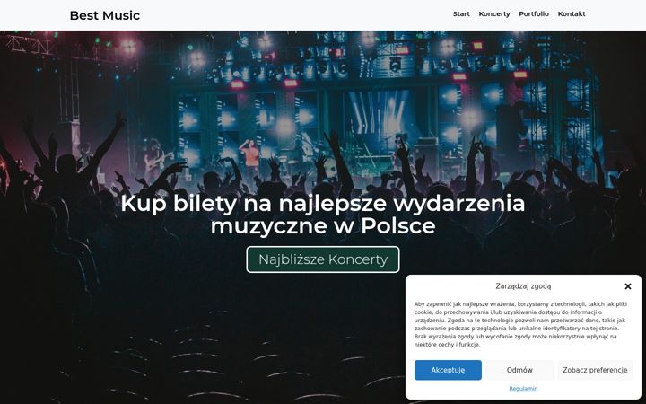 Captura de pantalla de best-music.pl