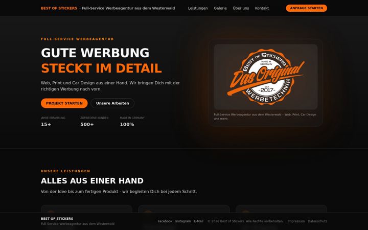 Screenshot of best-of-stickers.com