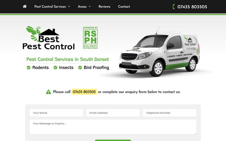 Screenshot of best-pest-control.co.uk