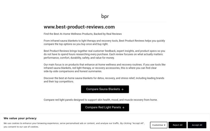 Screenshot of best-product-reviews.com